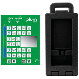 Stacja do płukania oka PLUM iBox 1, pusta, czarna