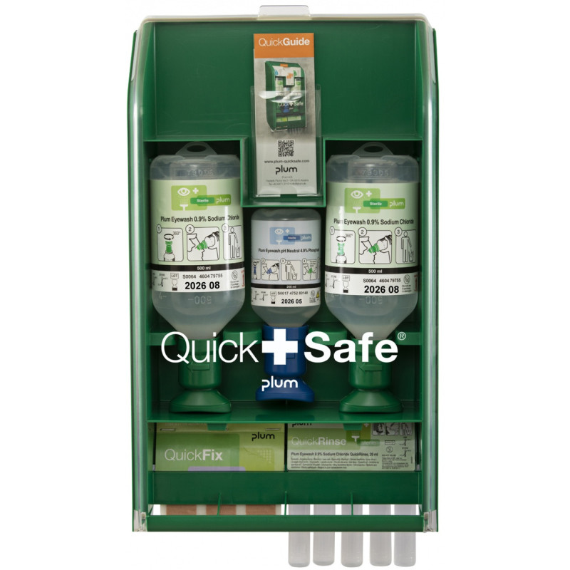 Apteczka ścienna PLUM QuickSafe Basic, z wyposażeniem