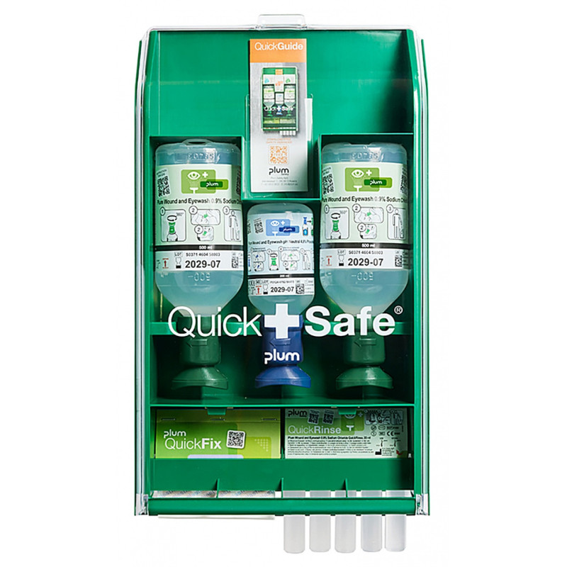 Apteczka ścienna PLUM QuickSafe Basic, z wyposażeniem