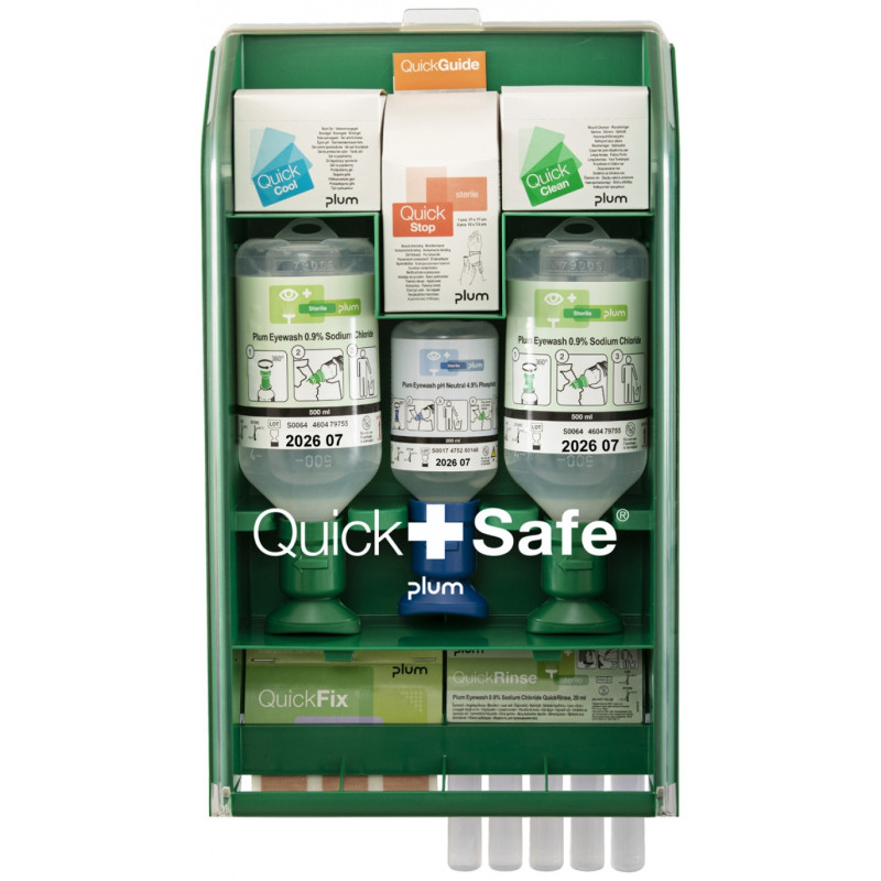 Apteczka ścienna PLUM QuickSafe Complete, z wyposażeniem