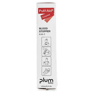 Opatrunek na rany 4w1 PLUM Blood Stopper, 17 x 17 cm
