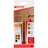 Zestaw naprawczy do mebli E-8901 EDDING, 3 szt., blister, dąb