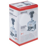 Numerator automatyczny OFFICE PRODUCTS, 8 cyfr, wys. liczb 4,5mm, srebrny