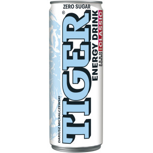 Napój TIGER Classic Zero, puszka, 0,25l, kaucja