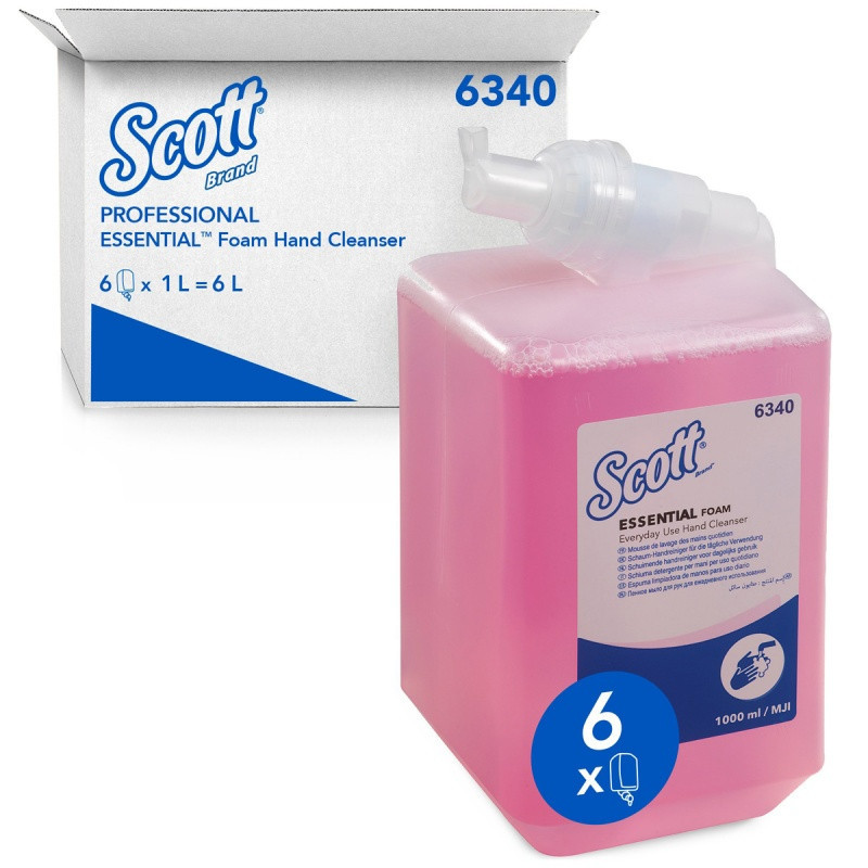 Pianka do mycia rąk SCOTT Essential, kaseta 1 L, różana