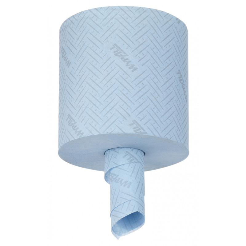Ręcznik papierowy WYPALL L10 General Clean, centralne odwijanie, 1-warstwowy, 6 rolek x 500 listków, niebieski