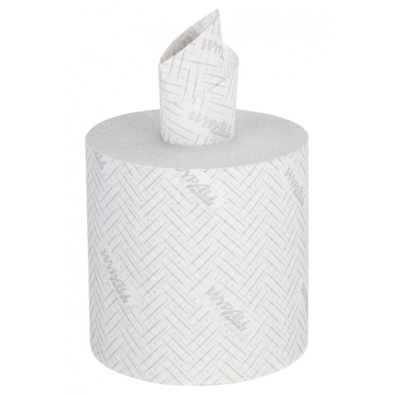 Ręcznik papierowy WYPALL L20 General Clean, centralne odwijanie, 2-warstwowy, 6 rolek x 550 listków, biały