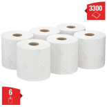 Ręcznik papierowy WYPALL L20 General Clean, centralne odwijanie, 2-warstwowy, 6 rolek x 550 listków, biały