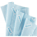 Czyściwo składane WYPALL X80 Plus Critical Clean, włókninowe, 35,5x33,5cm, 30 szt., niebieskie