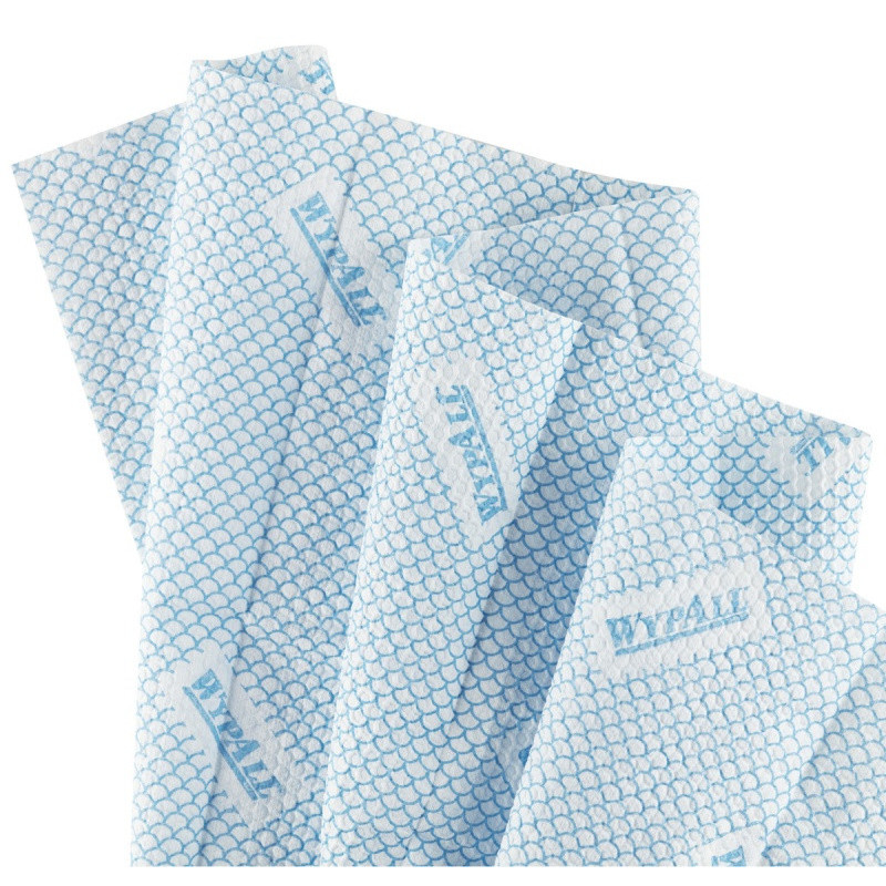 Czyściwo składane WYPALL X70 Critical Clean, włókninowe, 35x35cm, 40 szt., niebieskie