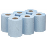 Ręcznik papierowy WYPALL L10 General Clean, centralne odwijanie, 1-warstwowy, 6 rolek x 280 listków, niebieski