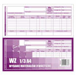 Druk WZ Wydanie materiałów zewnętrzne EMEKO (Druk 873), 1/3 A4, wielokopia