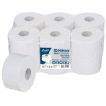 Papier toaletowy celulozowy DONAU PROFESSIONAL, 2-warstwowy, 315 listków, 12szt., biały