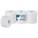 Papier toaletowy celulozowy DONAU PROFESSIONAL Jumbo, 2-warstwowy, 750 listków, 6szt., biały