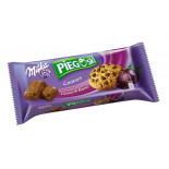 Ciastka Pieguski MILKA, 135 g, czekoladowe z rodzynkami, krótki termin ważności