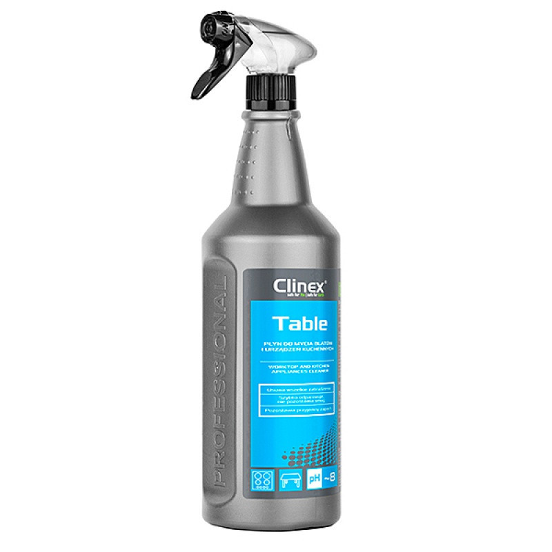 Płyn CLINEX Table, do mycia blatów i urządzeń kuchennych, 1l