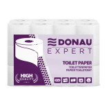 Papier toaletowy celulozowy DONAU EXPERT, 2-warstwowy, 185 listków, 24szt., biały