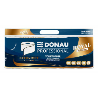 Papier toaletowy celulozowy DONAU PROFESSIONAL, 3-warstwowy, 200 listków, 10szt., biały