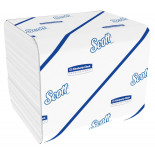 Papier toaletowy składany SCOTT Control, 2-warstwowy, 18,6x11cm, 36x250 listków, biały