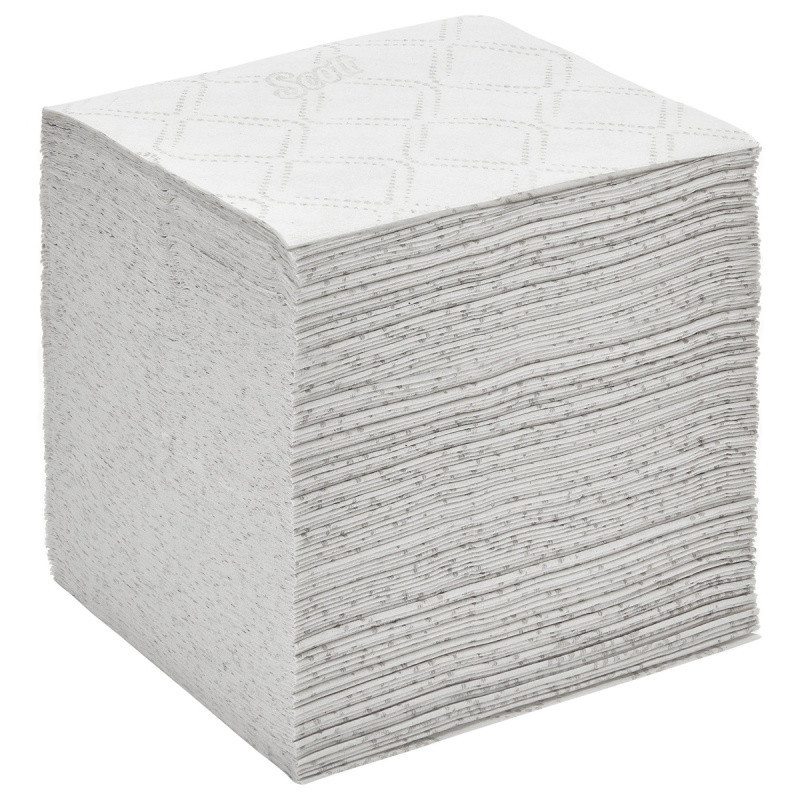 Papier toaletowy składany SCOTT Control, 2-warstwowy, 18,6x11cm, 36x250 listków, biały