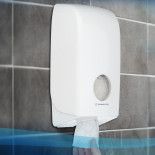 Papier toaletowy składany SCOTT Control, 2-warstwowy, 18,6x11cm, 36x220 listków, biały