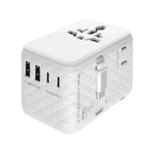 Adapter do ładowania TROIKA Worldwide Pull 35, biały