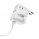 Adapter do ładowania TROIKA Worldwide Pull 35, biały