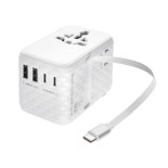 Adapter do ładowania TROIKA Worldwide Pull 35, biały