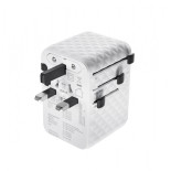 Adapter do ładowania TROIKA Worldwide Pull 35, biały