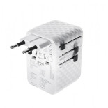 Adapter do ładowania TROIKA Worldwide Pull 35, biały