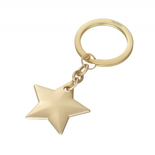Brelok TROIKA Golden Star, chromowany, złoty