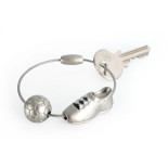 Brelok TROIKA Kick, metal, srebrny
