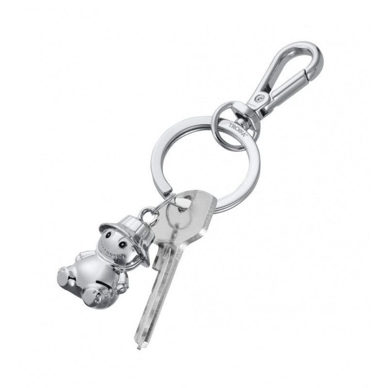 Brelok TROIKA Tiny Monster, metal, srebrny