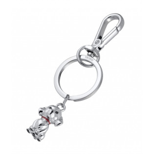 Brelok TROIKA Tiny Puppy, metal, srebrny