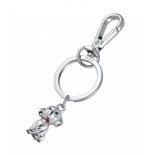 Brelok TROIKA Tiny Puppy, metal, srebrny