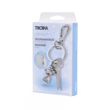 Brelok TROIKA Tiny Puppy, metal, srebrny