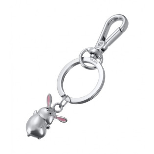 Brelok TROIKA Tiny Rabbit, metal, srebrny