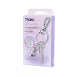 Brelok TROIKA Tiny Rabbit, metal, srebrny