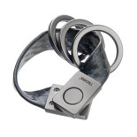 Brelok TROIKA Twister Carbon, czarny