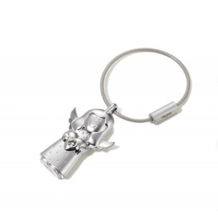 Brelok TROIKA Valerie, anioł Swarovski, metal, srebrny