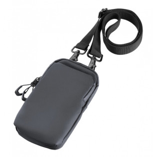 Etui na telefon TROIKA Black Smartbag na smyczy, czarne