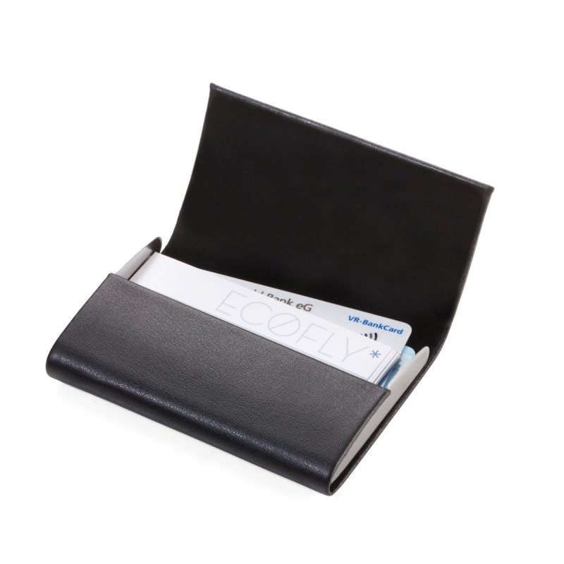 Etui na wizytówki TROIKA Sophisticase, system RFID, czarne