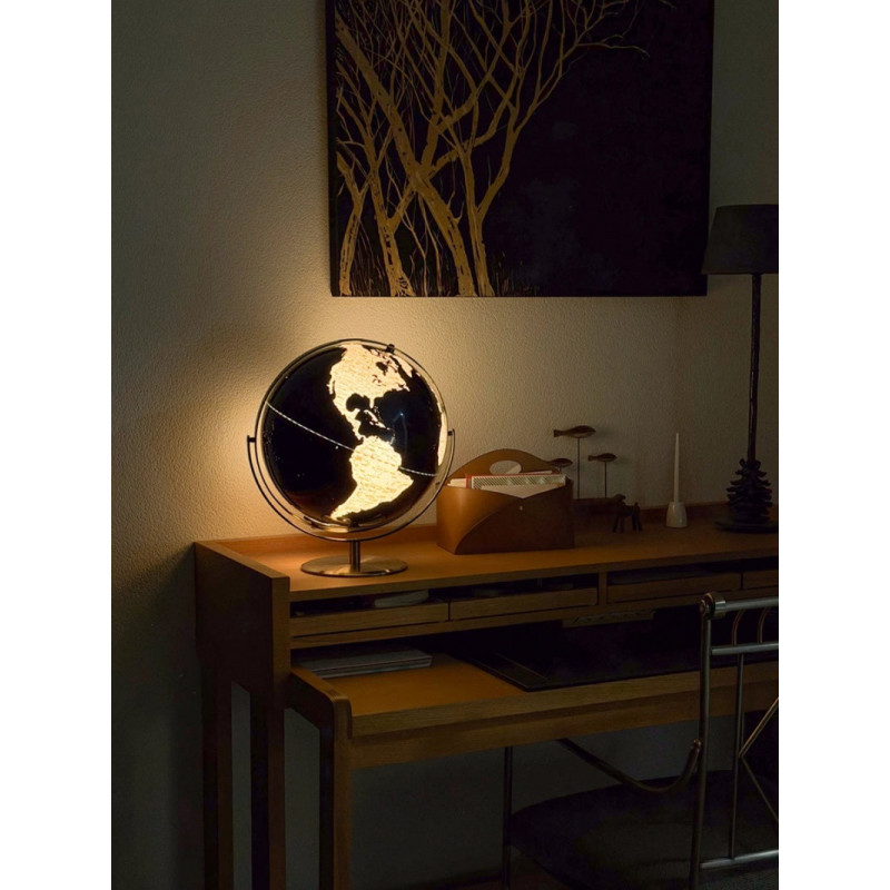 Globus TROIKA Juri Light Flex, śr. 30 cm, dotykowy, brązowo-niebieski