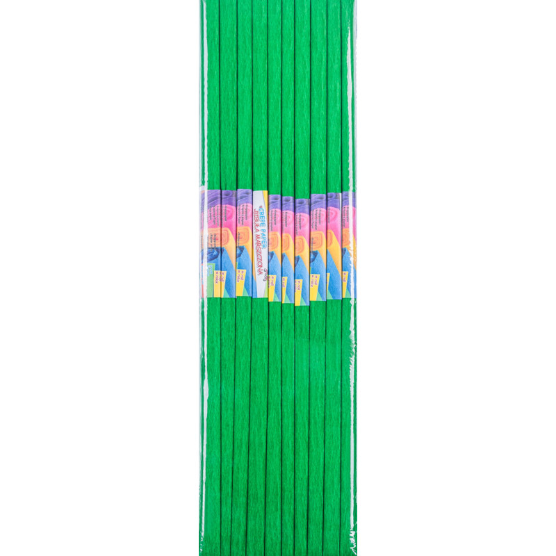 Bibuła marszczona GIMBOO, w rolce 50x200cm, zielona