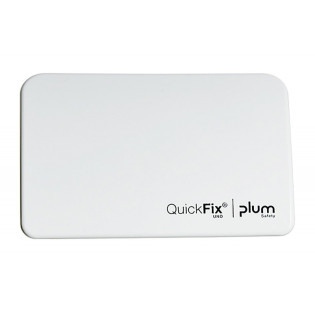 Dozownik na plastry PLUM QuickFix Uno, pusty, do montażu na ścianie, biały
