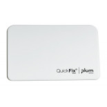 Dozownik na plastry PLUM QuickFix Uno, pusty, do montażu na ścianie, biały