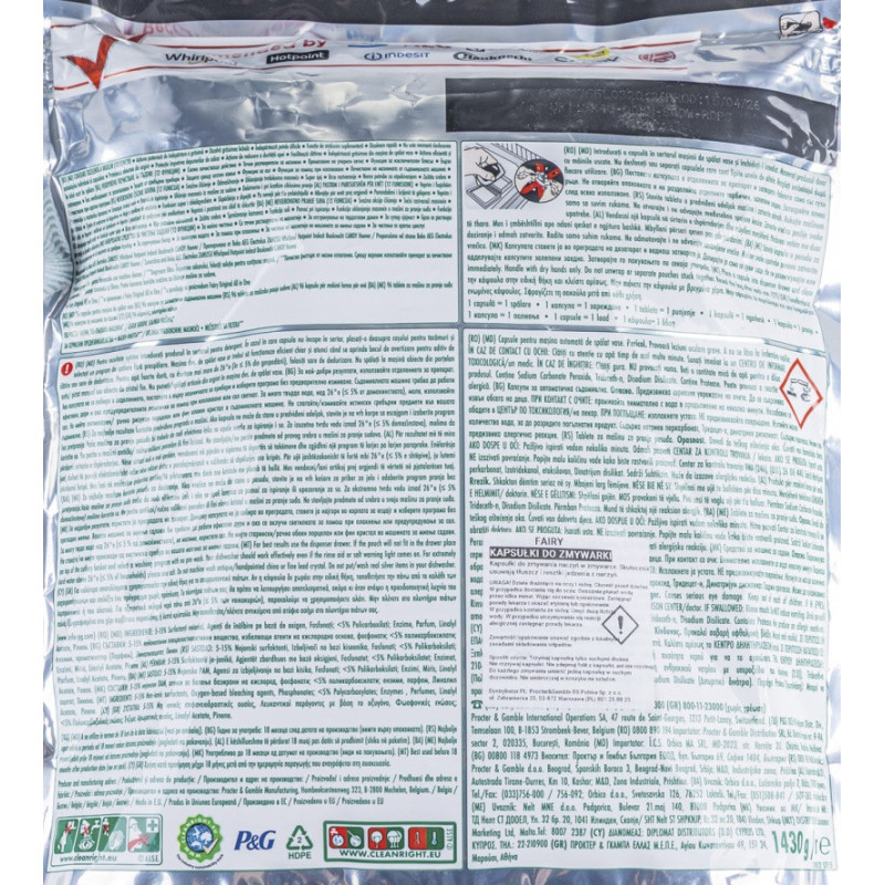 Kapsułki do zmywarki FAIRY Professional Platinum Lemon, 96 szt.