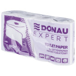 Papier toaletowy celulozowy DONAU EXPERT, 2-warstwowy, 155 listków, 8szt., biały