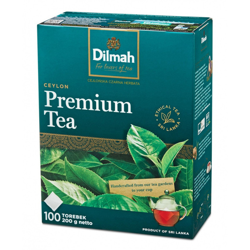 Herbata DILMAH Premium, 100 torebek