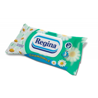 Nawilżany papier toaletowy REGINA Chamomile, 42 szt.